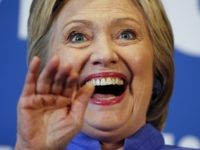 Hillary Clinton in L.A. (John Locher / Associated Press)