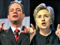 Reince pointing AP Hillary pointing
