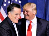 Romney, Trump AP Julie Jacobson
