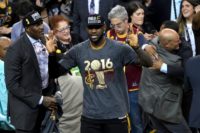 LeBron James and the Cleveland Cavaliers celebrate the greatest comeback in NBA Finals history after dethroning defending champion Golden State 93-89 to capture their first NBA title