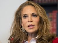 Pamela Geller is interviewed at The Associated Press, Thursday, May 7, 2015 in New York. Geller is one of the nation’s most outspoken critics of Islamic extremism, taking the hard-edge view that such extremism sprouts not from fringe elements but the tenets of the religion itself. She was the organizer of a controversial cartoon contest about the Prophet Muhammad in Texas last weekend where two men started shooting before they were killed by police. (AP Photo/Mark Lennihan)