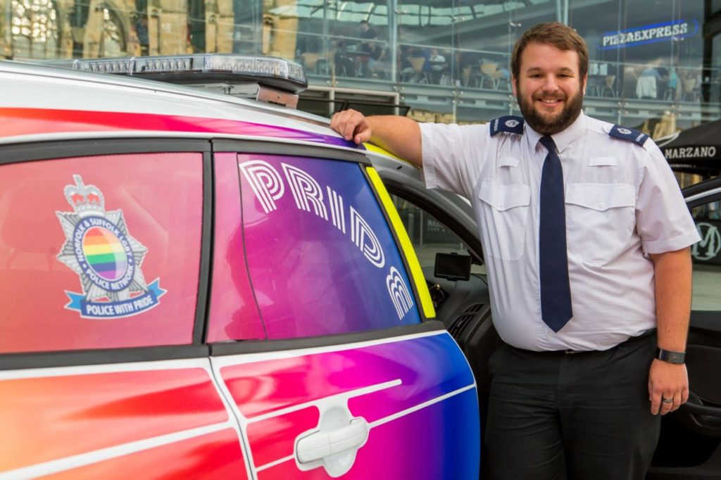 Woo Woo Gay Cop Car Out On Patrol Political Irish