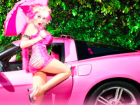 Angelyne corvette (Angelyne / eBay)