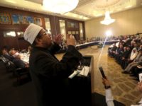Awqaf Minister Mohamed Mokhtar Gomaa speaks during a conference held by the Awqaf (Religious Affairs) Ministry headquarters in Cairo, in this May 25, 2015 file photo. REUTERS/MOHAMED ABD EL GHANY - RTX1EH2E