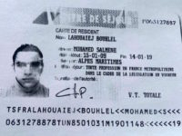 TOPSHOT - This image obtained by AFP on July 15, 2016 from a French police source shows a reproduction of the residence permit of Mohamed Lahouaiej-Bouhlel, the man who rammed his truck into a crowd celebrating Bastille Day in Nice on July 14. The attacker, Mohamed Lahouaiej-Bouhlel, a 31-year-old dual national, zigzagged through a crowd gathered to watch a Bastille Day fireworks display in the French city on Thursday night. / AFP PHOTO / FRENCH POLICE SOURCE / -