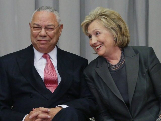 Image result for colin powell hillary clinton