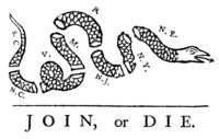 Join or Die (Donkey Hotey / Flickr / CC)