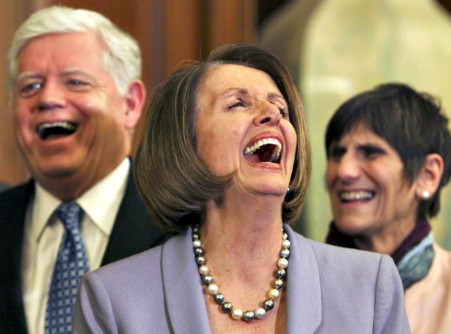 Nancy pelosi sucking obama dick