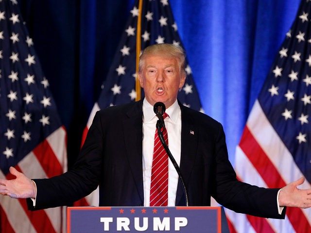 Republican Presidential candidate Donald Trump speaks in Youngstown, Ohio, Monday, Aug. 15, 2016. (AP Photo/Gerald Herbert)