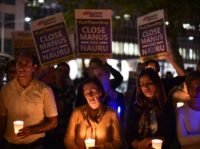 Under Canberra's current policy, asylum-seekers arriving by boat are sent to the remote Pacific island of Nauru or Papua New Guinea's Manus Island even if they are refugees