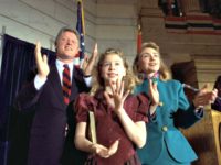 Bill, Hillary, Young Chelsea AP