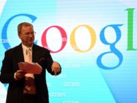 Google's Executive Chairman, Eric Schmidt adresses the 9th Global Competitiveness Forum (GCF2015), held in Riyadh, on January 26, 2015. Saudi Arabia's new leadership will push forward efforts to diversify the growing but oil-dependent economy, while easing procedures for investors, senior officials said. The annual event, organised by Saudi Arabian General Investment Authority (SAGIA, brings together high-ranking Saudi officials with world business leaders.  AFP PHOTO / FAYEZ NURELDINE        (Photo credit should read FAYEZ NURELDINE/AFP/Getty Images)