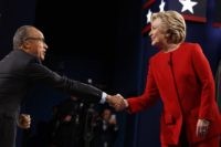 Lester Holt Hillary Clinton (Evan Vucci / Associated Press)