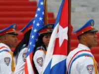 Cuba's foreign ministry underscored that progress on rapprochement would require an end to the US sanctions that have been clamped on Havana for decades