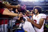 Colin Kaepernick sat or kneeled for "The Star-Spangled Banner" during exhibition games to protest treatment of African Americans after an off-season of shootings of unarmed black men by police