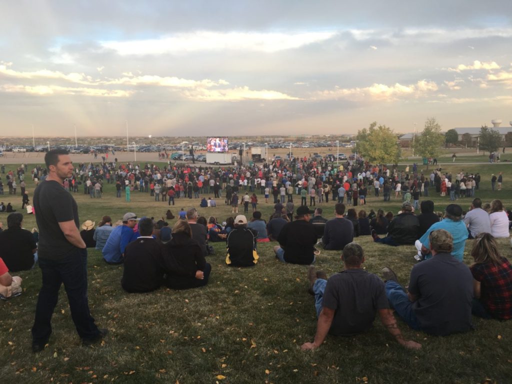 Colorado Trump Rally Exterior