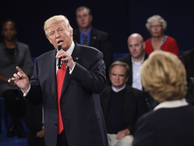 Donald Trump second debate (Saul Loeb / Associated Press)
