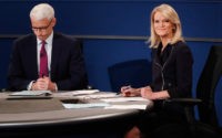 ST LOUIS, MO - OCTOBER 09:  Moderator Anderson Cooper of CNN (L) and moderator Martha Raddatz of ABC appear during the town hall debate at Washington University on October 9, 2016 in St Louis, Missouri. This is the second of three presidential debates scheduled prior to the November 8th election.  (Photo by Rick Wilking-Pool/Getty Images)