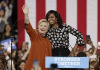 Michelle Obama, Hillary Clinton