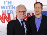 Wolf Blitzer, left, and Jake Tapper of CNN pose together at the CNN Worldwide All-Star Party, on Friday, Jan. 10, 2014, in Pasadena, Calif. (Photo by Chris Pizzello/Invision/AP)