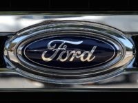 COLMA, CA - JULY 28: The Ford logo is displayed on the front of a brand new Ford truck at Serramonte Ford on July 28, 2015 in Colma, California. Ford Motor Co. reported second quarter earnings that beat analysts' expectations with earnings of $37.3 billion or 47 cents a share compared to $35.37 billion or 40 cents a share one year ago. (Photo by Justin Sullivan/Getty Images)