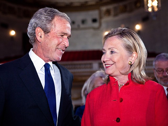 Rush Limbaugh: 'George W. Bush, Laura Bush Voted for Hillary Clinton Today' - Breitbart News