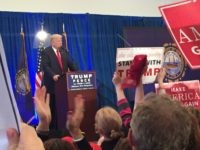 Trump New Hampshire Atkinson rally (Joel Pollak : Breitabrt News)