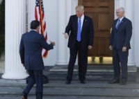 Donald Trump, Mike Pence, Mitt Romney