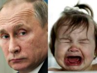 Putin and Crying Baby AP