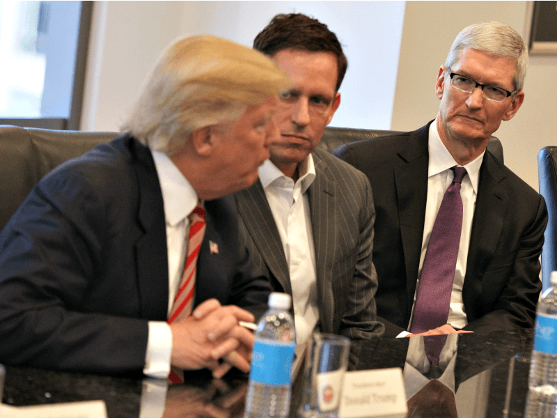 Silicon Valley CEOs Skulk In To Mend Fences With President-elect Trump ...