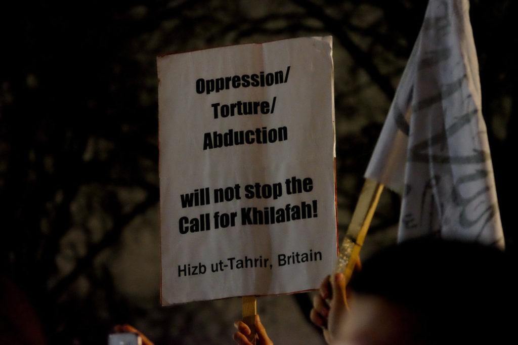 Hizb ut-tahrir protest London