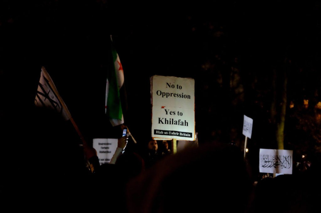 Hizb ut-tahrir protest London