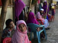 Myanmar's Rohingya refugees, seen at a camp in Teknaf, Bangladesh's Cox's Bazar, on November 26, 2016