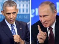 US President Barack Obama made good on a promise to punish Vladimir Putin's government for allegedly trying to tilt the 2016 US election