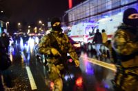 Interior Minister Suleyman Soylu said a gunman who stormed an Istanbul nightclub killing 39, escaped escaped and was now the target of a major manhunt