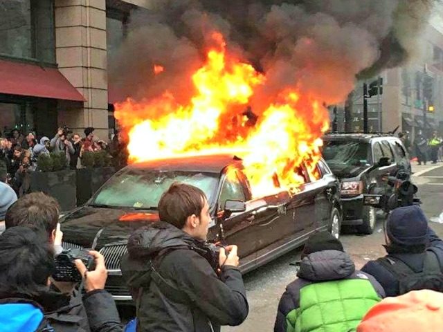 Trump Supporters Raise Nearly $24,000 For Muslim Immigrant-Owned Limo Torched by Left-Wing Protesters