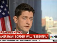 Ryan: We’ll ‘Front the Money Up’ for Border Wall, Cost Is Between $8-14 Billion