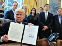Donald Trump Signs Executive Actions: ‘Today the USA Gets Back Control of its Borders’