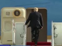 Watch: Trump Boards, Departs Air Force One for the First Time
