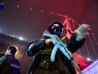 istanbul nightclub attack A Turkish police officers stands guard on the site of an armed attack January 1, 2017 in Istanbul. At least two people were killed in an armed attack Saturday on an Istanbul nightclub where people were celebrating the New Year, Turkish television reports said. / AFP / YASIN AKGUL (Photo …