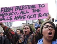 Anti-Trump Immigration protest in Los Angeles (Ringo H.W. Chu / Associated Press)