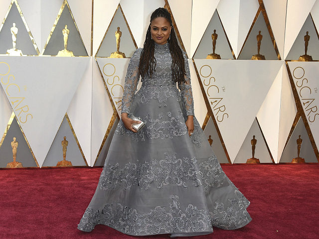 Ava DuVernay arrives at the Oscars on Sunday, Feb. 26, 2017, at the Dolby Theatre in Los Angeles. (Photo by Jordan Strauss/Invision/AP)