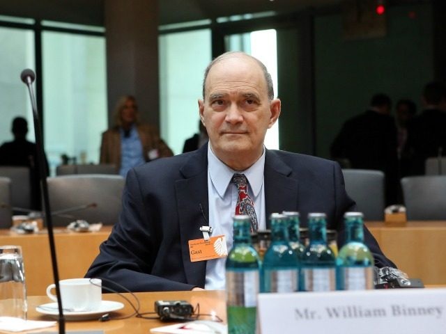 William Binney, former intelligence official of the U.S. National Security Agency (NSA) turned whistleblower, arrives to testify at the Bundestag commission investigating the role of the U.S. National Security Agency (NSA) in Germany on July 3, 2014 in Berlin, Germany. The commission convened following revelations last year that the NSA had for years eavesdropped on the mobile phone of German Chancellor Angela Merkel and other leading German and European politicians. Recent documents released by former NSA employee Edward Snowden show strong activity by the NSA in Germany as well as cooperation between the NSA and the German intelligence service. (Photo by Adam Berry/Getty Images)