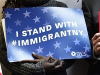 Executive order protest (Timothy A. Clary / AFP / Getty)