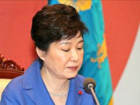 FILE - In this Dec. 9, 2016, file photo, South Korean President Park Geun-hye attends an emergency Cabinet meeting at the presidential office in Seoul, South Korea. In a historic ruling Friday, March 10, 2017, South Korea's Constitutional Court formally removed impeached President Park Geun-hye from office over a corruption scandal that has plunged the country into political turmoil, worsened an already-serious national divide and led to calls for sweeping reforms. (Baek Sung-ryul/Yonhap via AP, File)