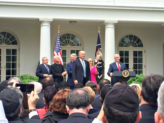 Trump marks National Day of Prayer, signs executive order on religious freedom