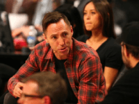 Former NBA player Steve Nash looks on in the Verizon Slam Dunk Contest during NBA All-Star Weekend 2016 at Air Canada Centre
