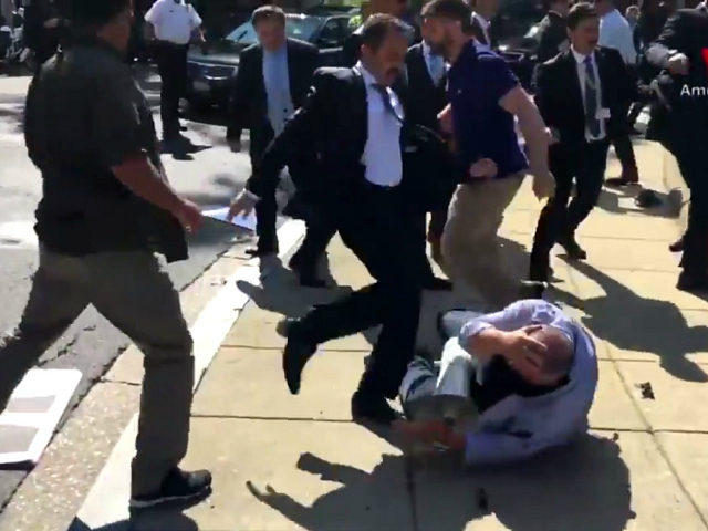 Image result for erdogan security beating people
