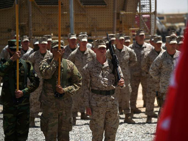 US Marines returning from Taliban fight in Helmand 