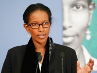 BERLIN, GERMANY - APRIL 13: Author Ayaan Hirsi Ali attends a book presentation of 'Reformiert Euch! Warum der Islam such aendern muss - Refurbished you! Why Islam must change' on April 20, 2015 in Berlin, Germany. Ayaan Hirsi Ali, born 13 November 1969, is a Somalia-born American activist, writer and politician and is known for her views critical of Islam and supportive of women's rights. (Photo by Christian Marquardt/Getty Images)